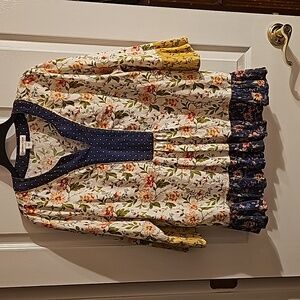 Coldwater Creek 3/4 sleeve top size large, Euc